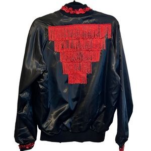 Westark USA Vintage Baseball Jacket with Red Fringe Medium